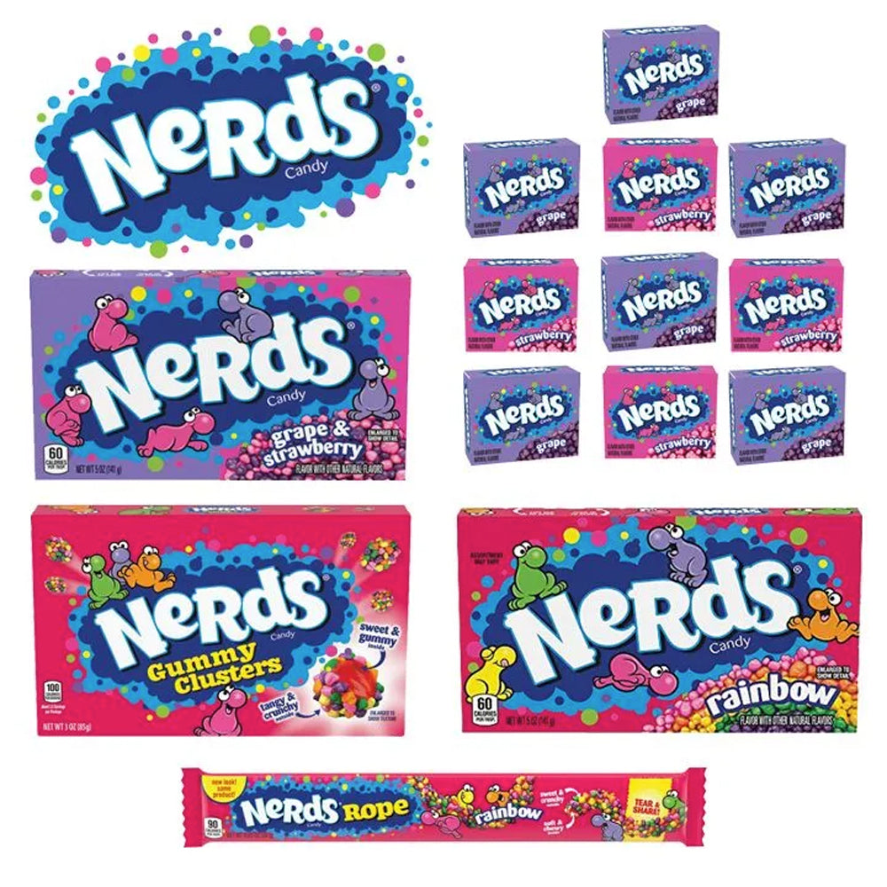 Nerds Candy Confectionery Lolly Sweets Snacks Showbag
