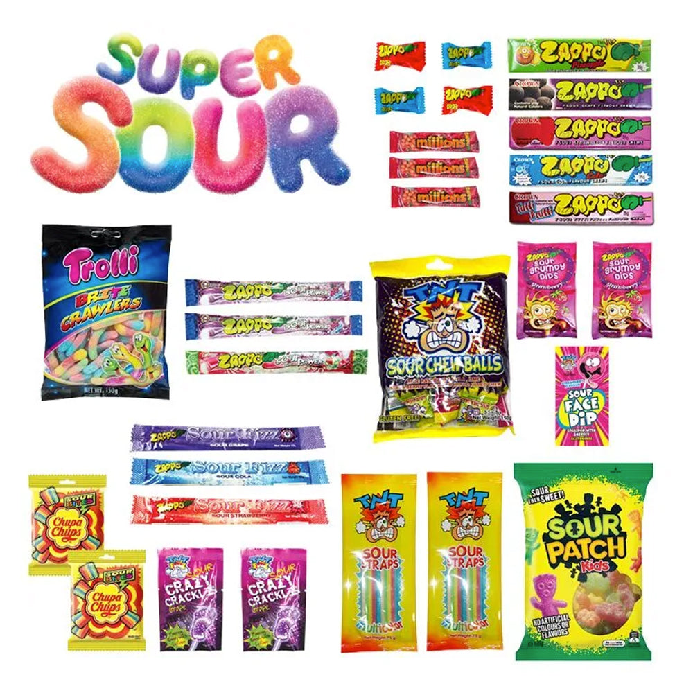 Super Sours TNT Candy Confectionery Lolly Showbag