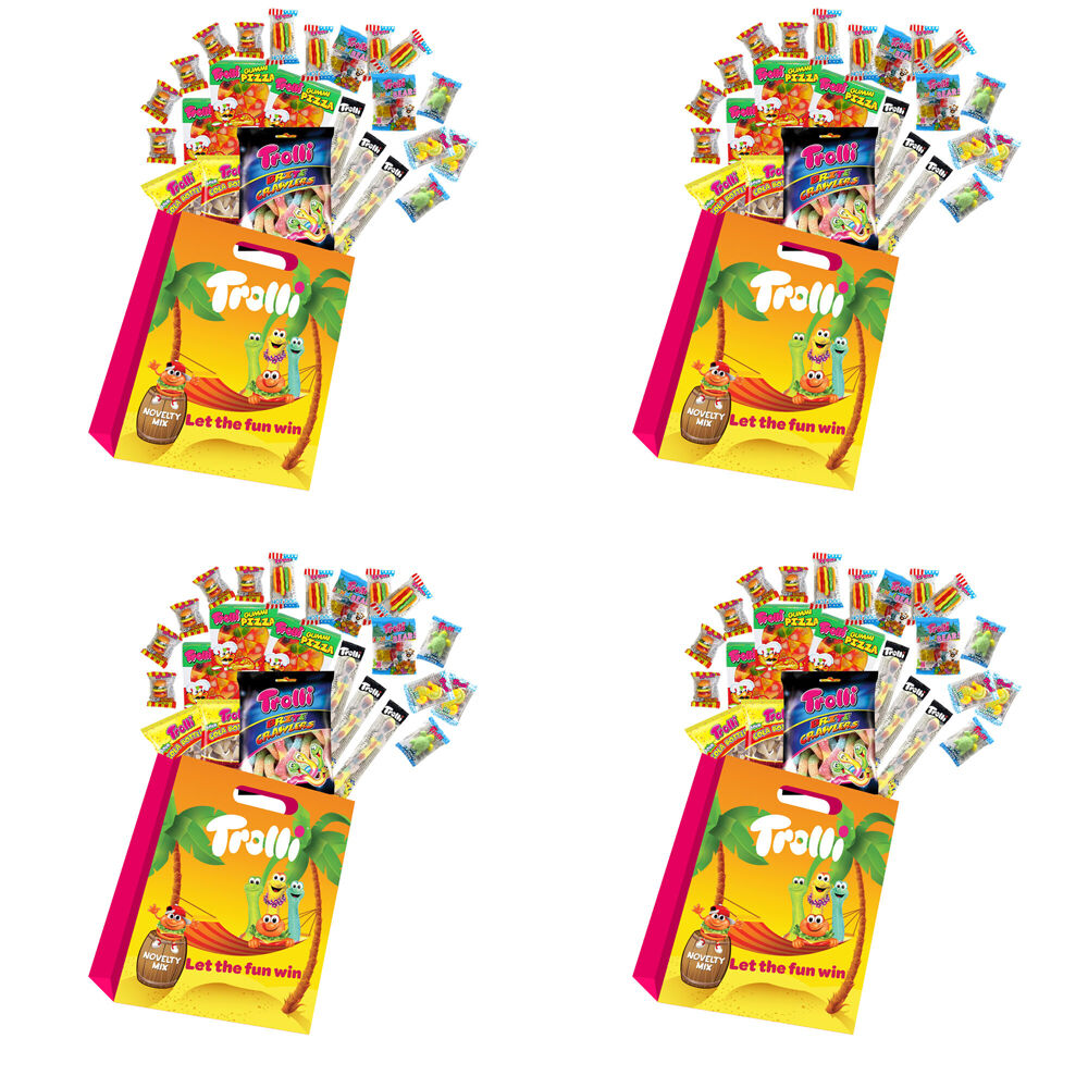 4PK Trolli Gummy Candy Jumbo Showbag Kids/Child Chewy Sweets
