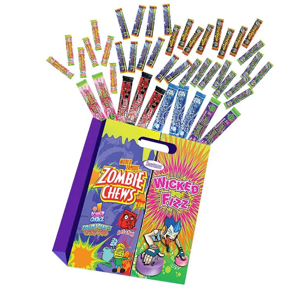 Wicked Fizz Zombie Chews Confectionery Combo Showbag