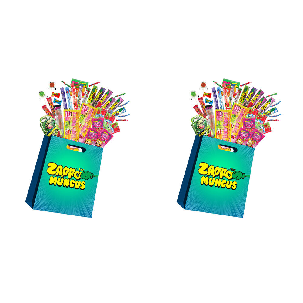 2PK Zappo Superbag Kids/Child Chewy Candy Fruity Lollies