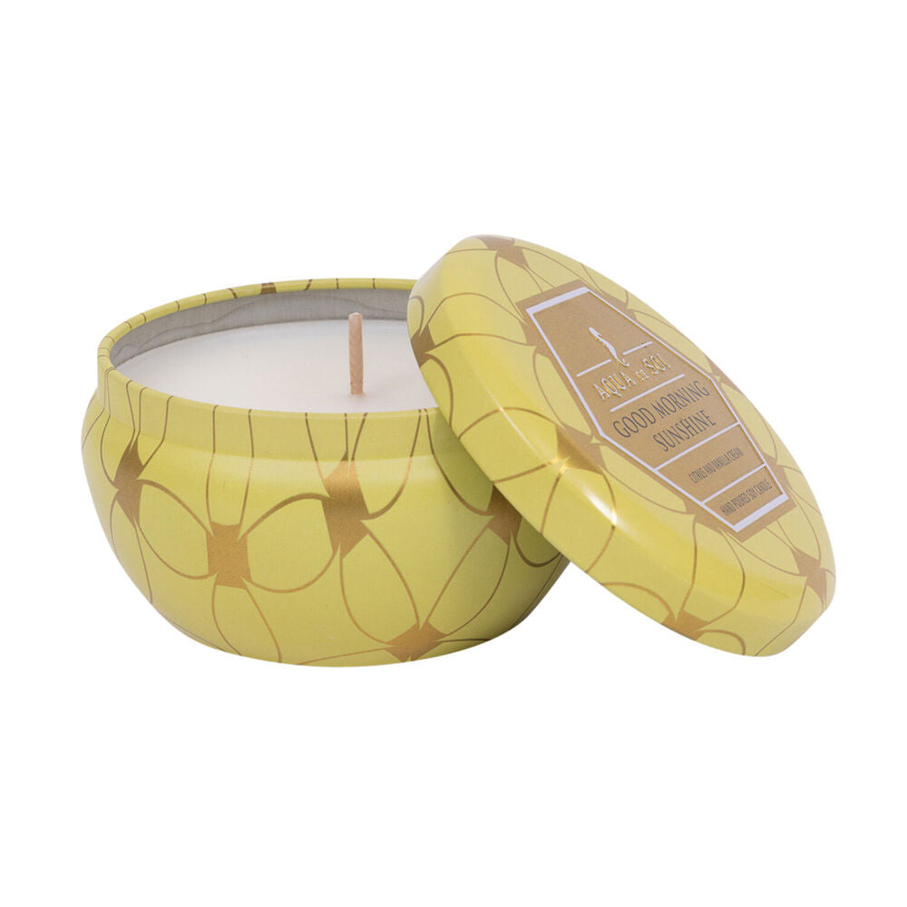 The SOi Co Good Morning Sunshine 9oz Tin Candle 9.5x6cm - Yellow