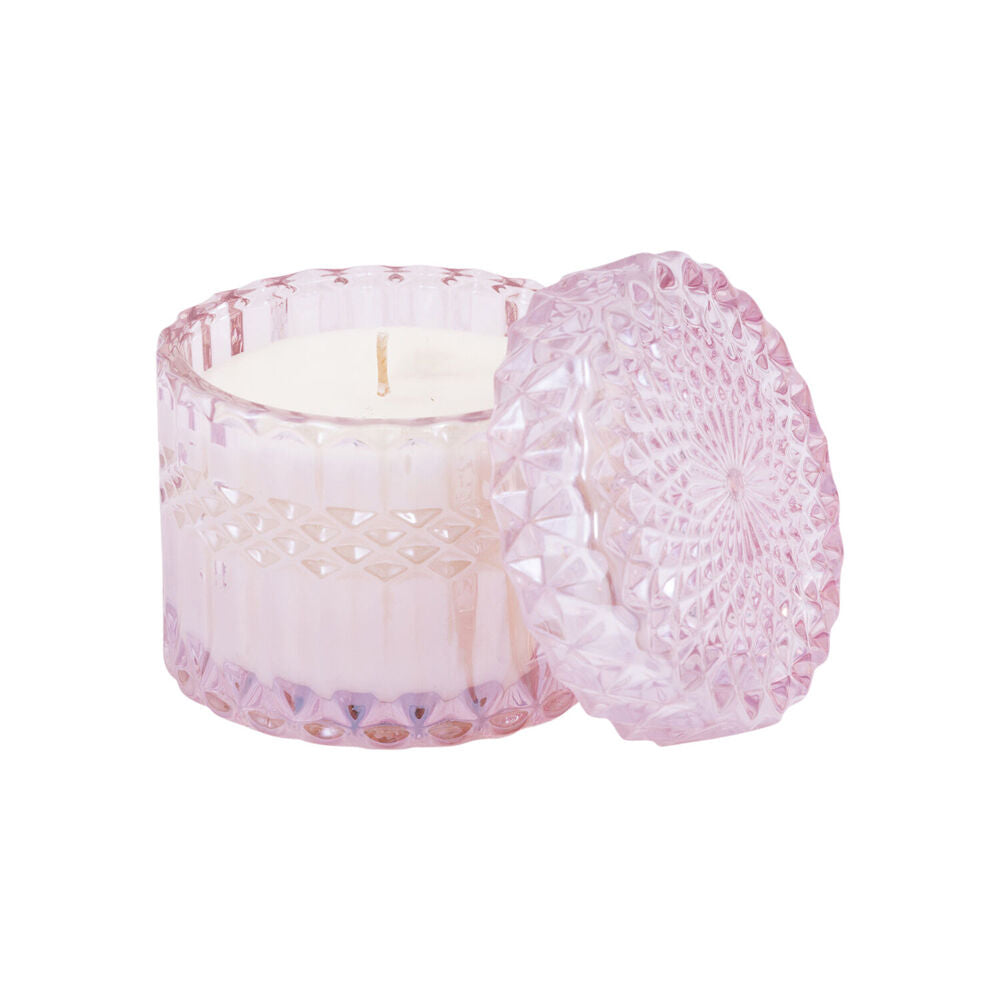 2PK The SOi Co Champagne Lily Petite Shimmer Candle 8oz 8oz 9x8.5cm - Pink