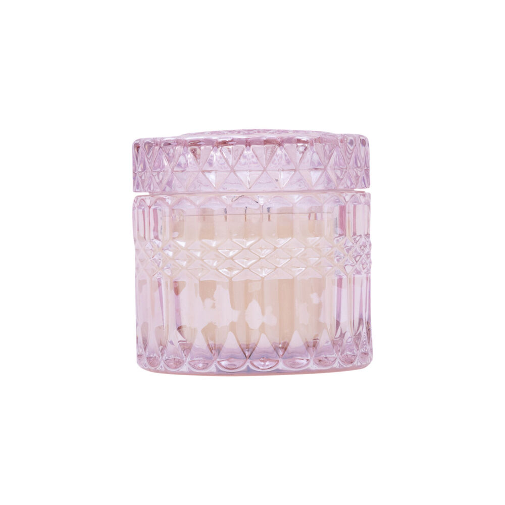 The SOi Co Champagne Lily Petite Shimmer Candle 8oz 8oz 9x8.5cm - Pink