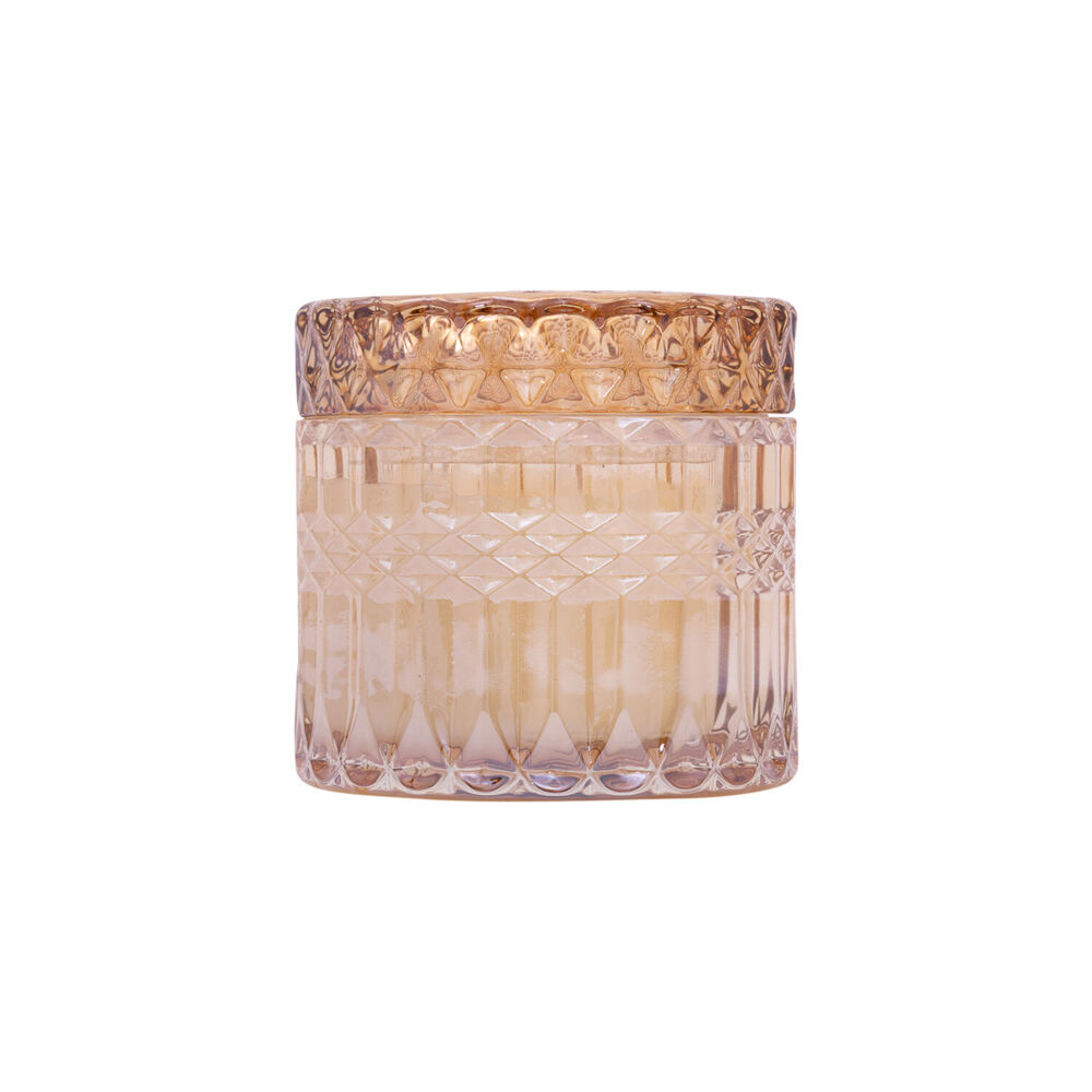 The SOi Co Sparkling Vanilla Petite Shimmer Candle 8oz 8oz 9x8.5cm - Peach