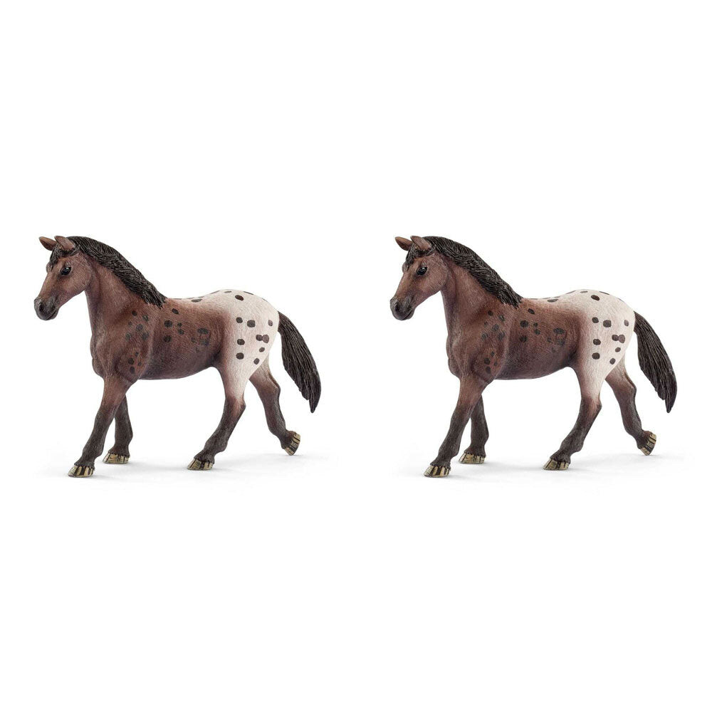 2PK Schleich Kids/Childrens Toy Figurine Appaloosa Mare 3y+