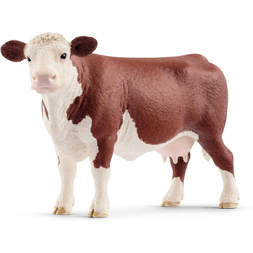 2PK Schleich Kids/Childrens Toy Figurine Hereford Cow 3y+