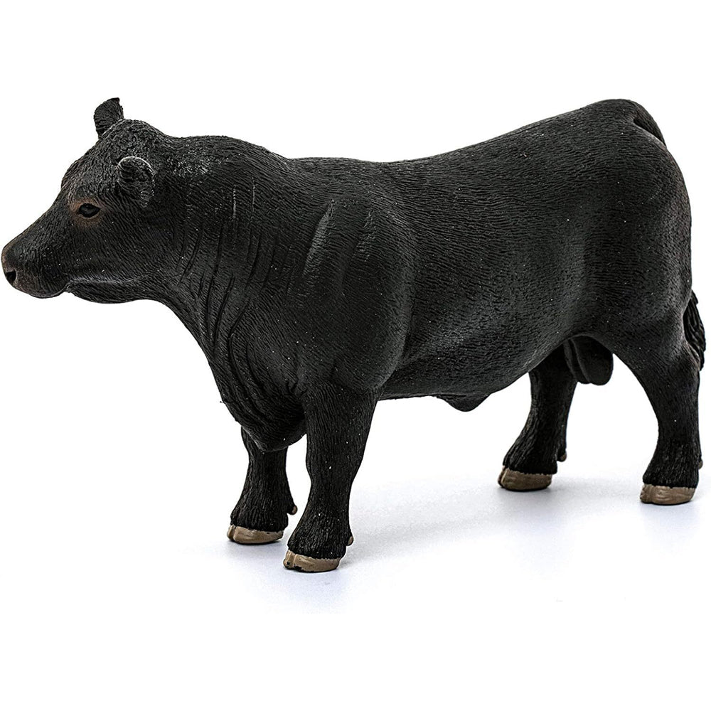 2PK Schleich Kids/Childrens Toy Figurine Black Angus Bull 3y+