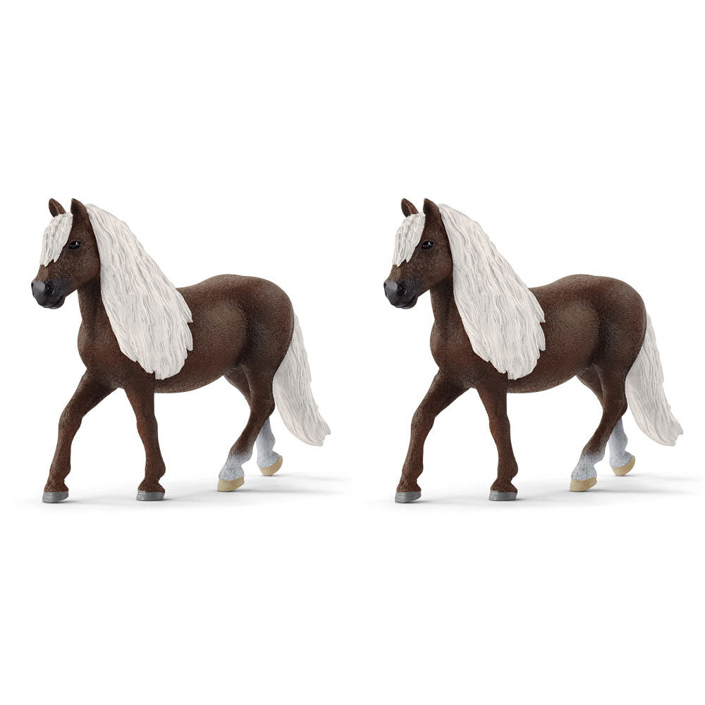 2PK Schleich Kids/Childrens Toy Figurine Black Forest Mare 3y+