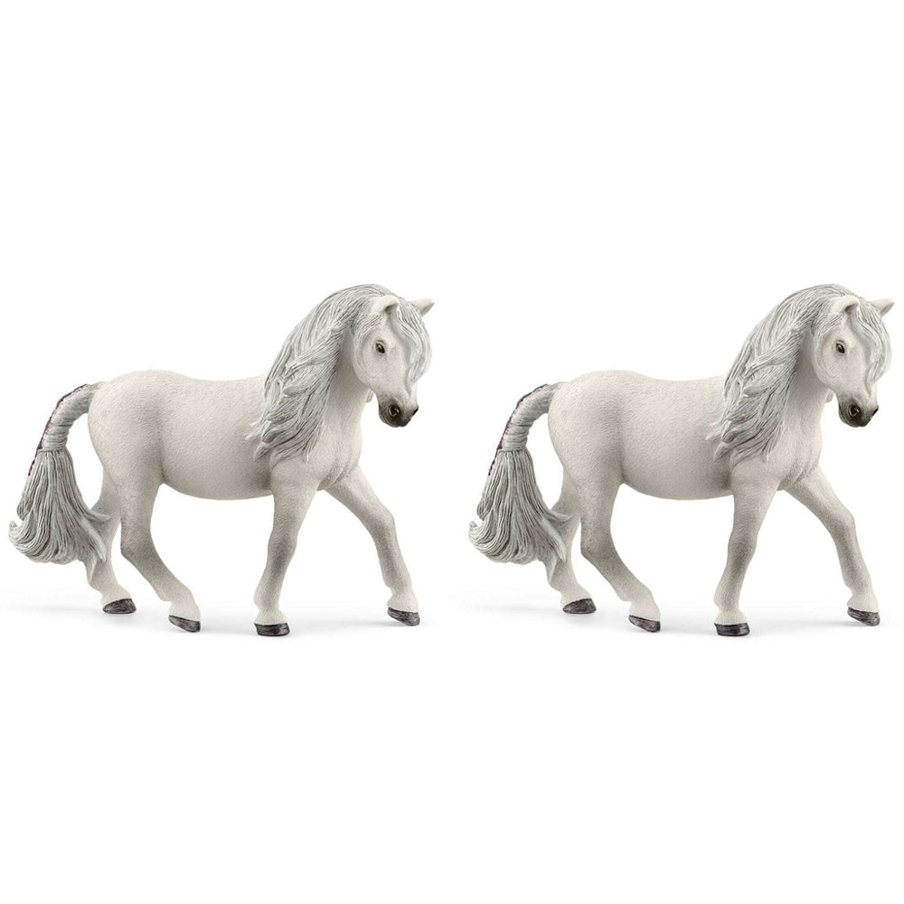 2PK Schleich Kids/Childrens Toy Figurine Iceland Pony Mare 3y+