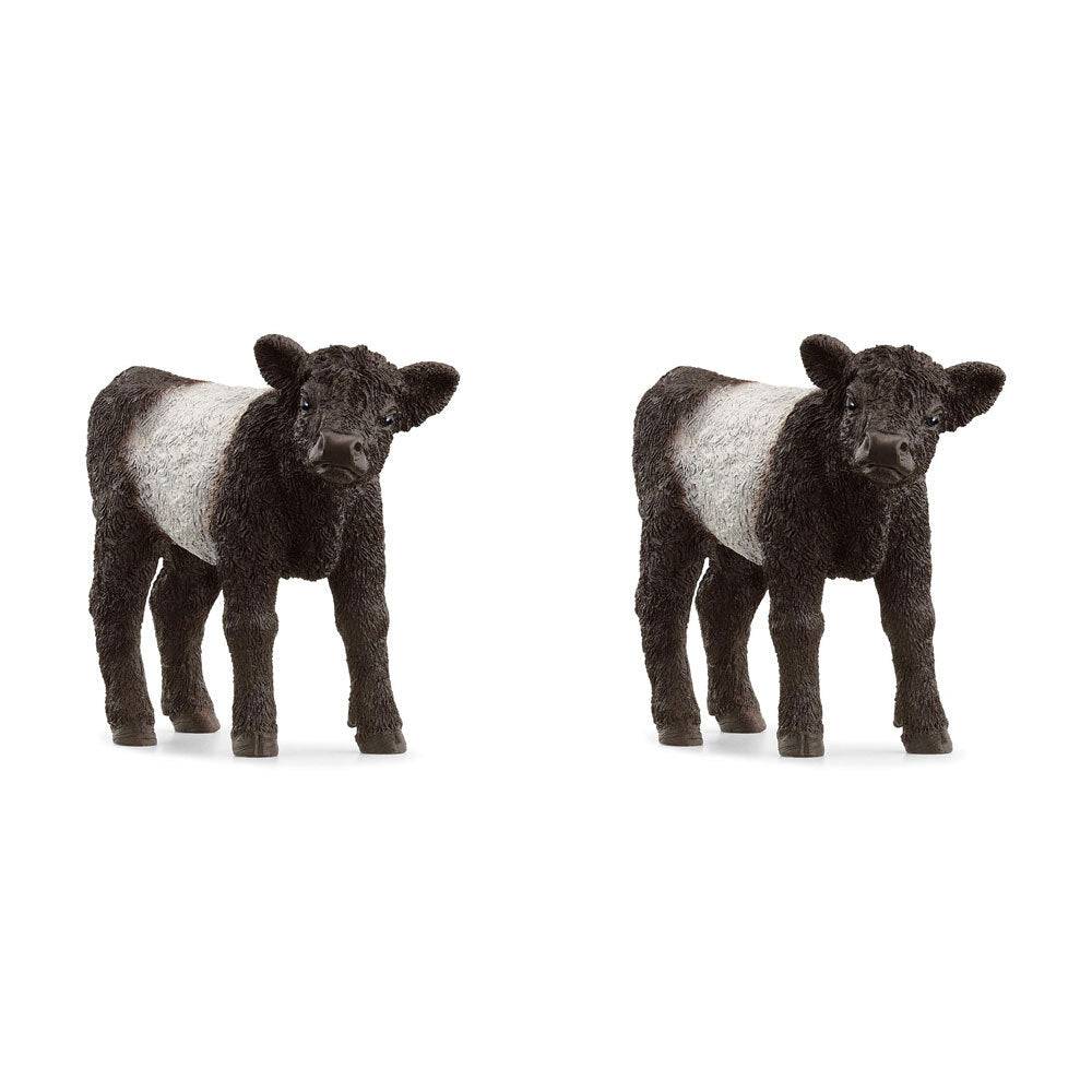 2PK Schleich Kids/Childrens Toy Figurine Galloway Calf 3y+