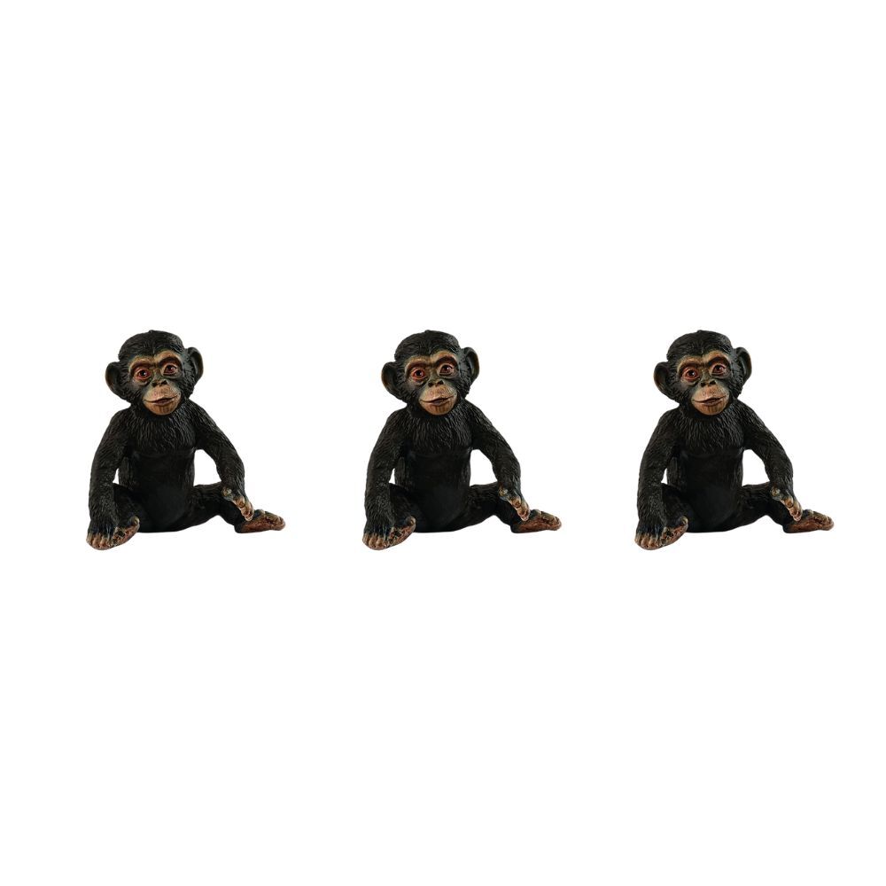 3PK Schleich Chimpanzee Cub 2025 Release Animal Figure Toy 4cm 3y+