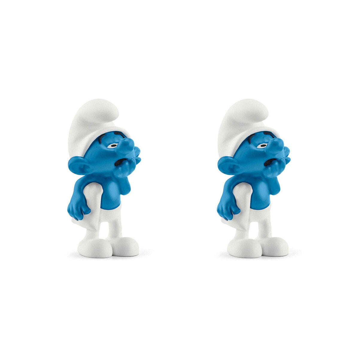 2PK Schleich Kids/Childrens Toy Figurine Lazy Smurf 3y+