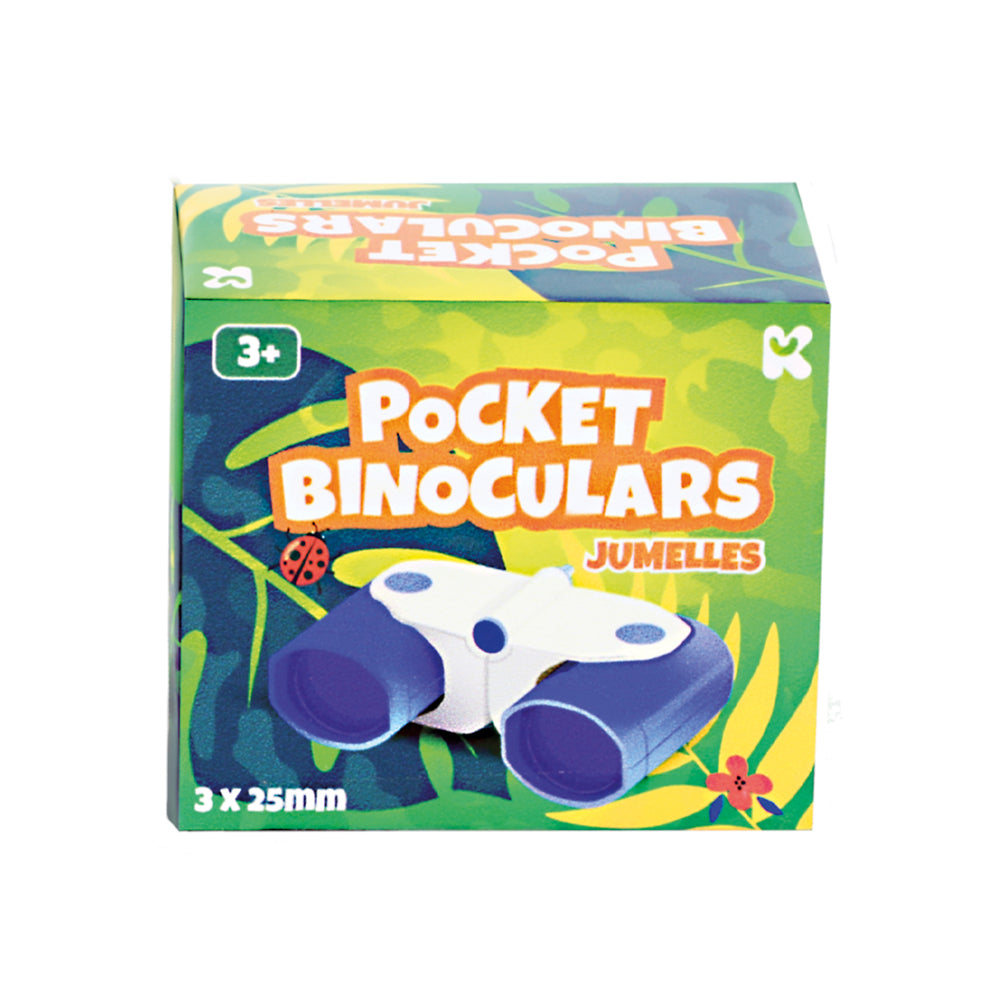 2x Magnoidz Pocket Folding Binoculars Toy Kids 3y+ Blue