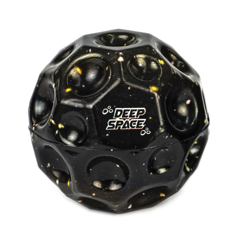 2PK Pocket Money 7cm Deep Space Bounce Ball Kids Toy - Black
