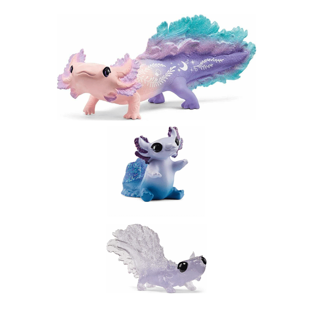 Schleich Kids/Childrens Toy Figurine Axolotl Discovery Set