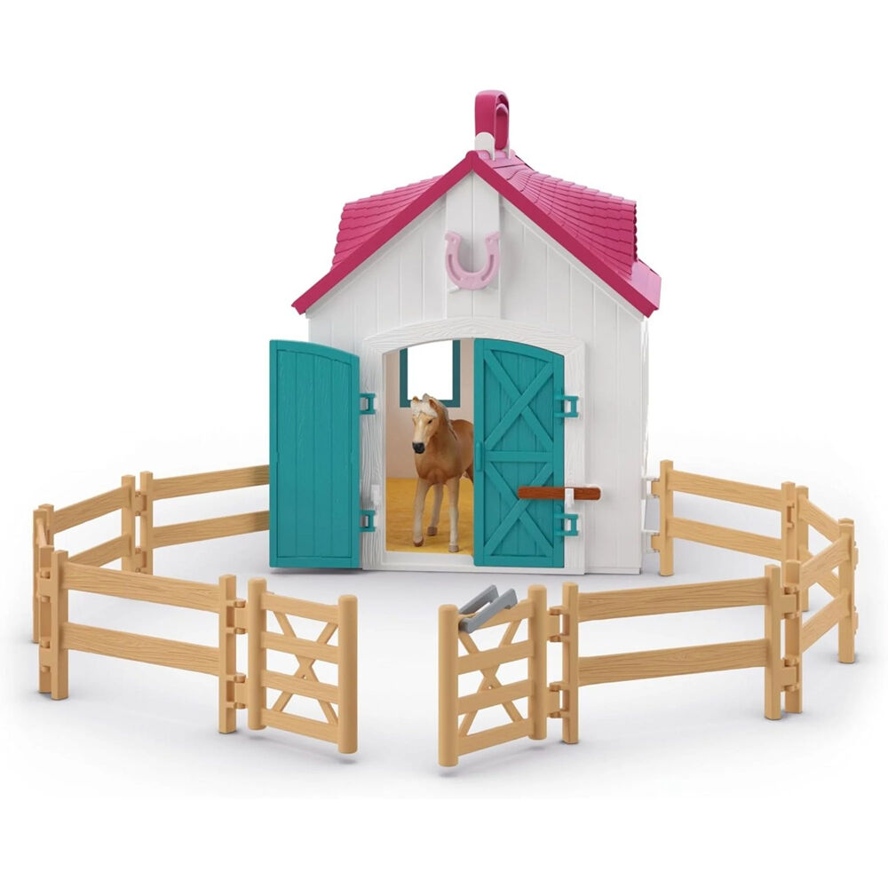 Schleich Open Stable Little Horseshoe Figure Toy Kids Playset 5y+