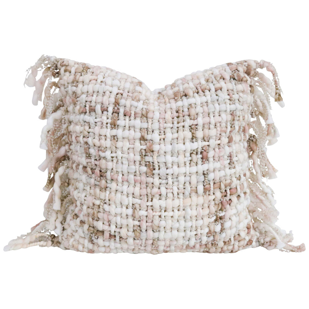 2PK LVD Cushion Chunky Knit Pebble Home/Lounge Decor 50cm Square
