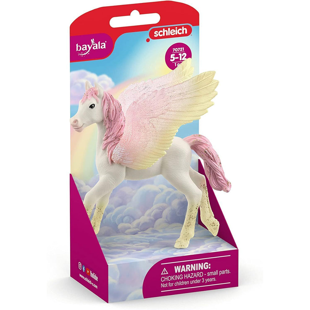 2PK Schleich Kids/Childrens Toy Figurine Sunrise Pegasus Foal 3y+