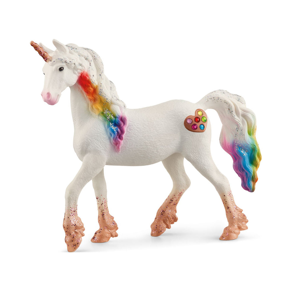 Schleich Bayala 7.1'' Rainbow Love Unicorn Mare Figure Kids Toy 5-12y
