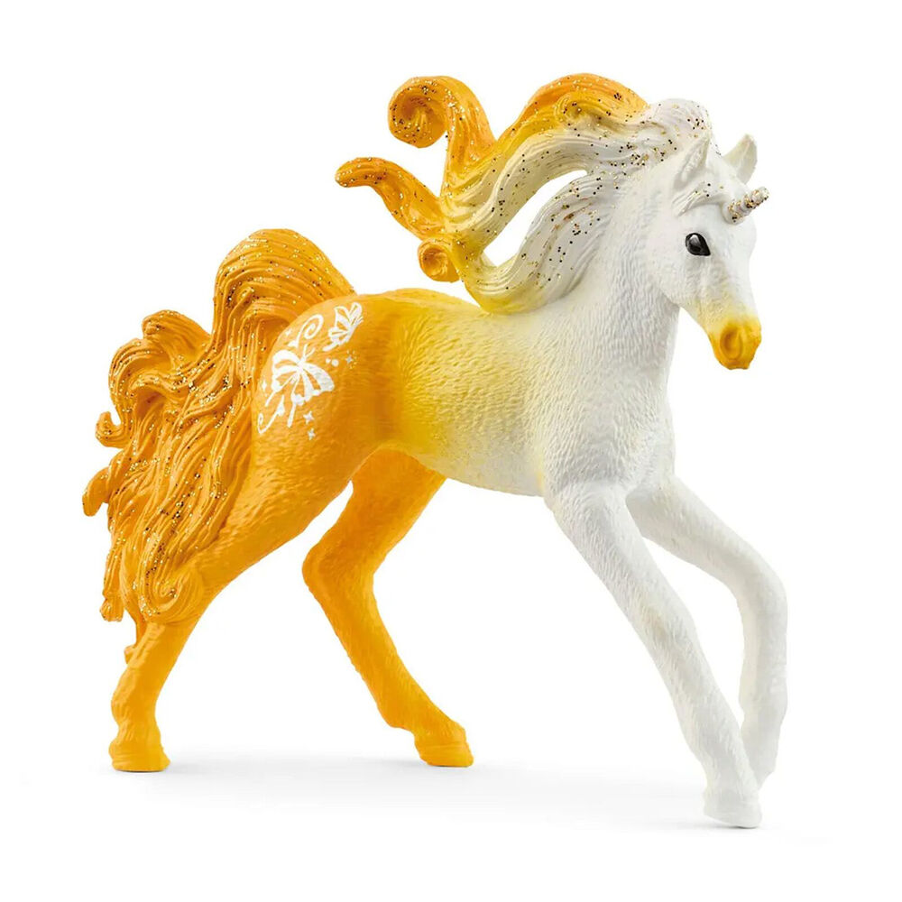 Schleich Collectible Unicorn Rory Series 8 Vinyl Figure Toy Orange/White 3y+