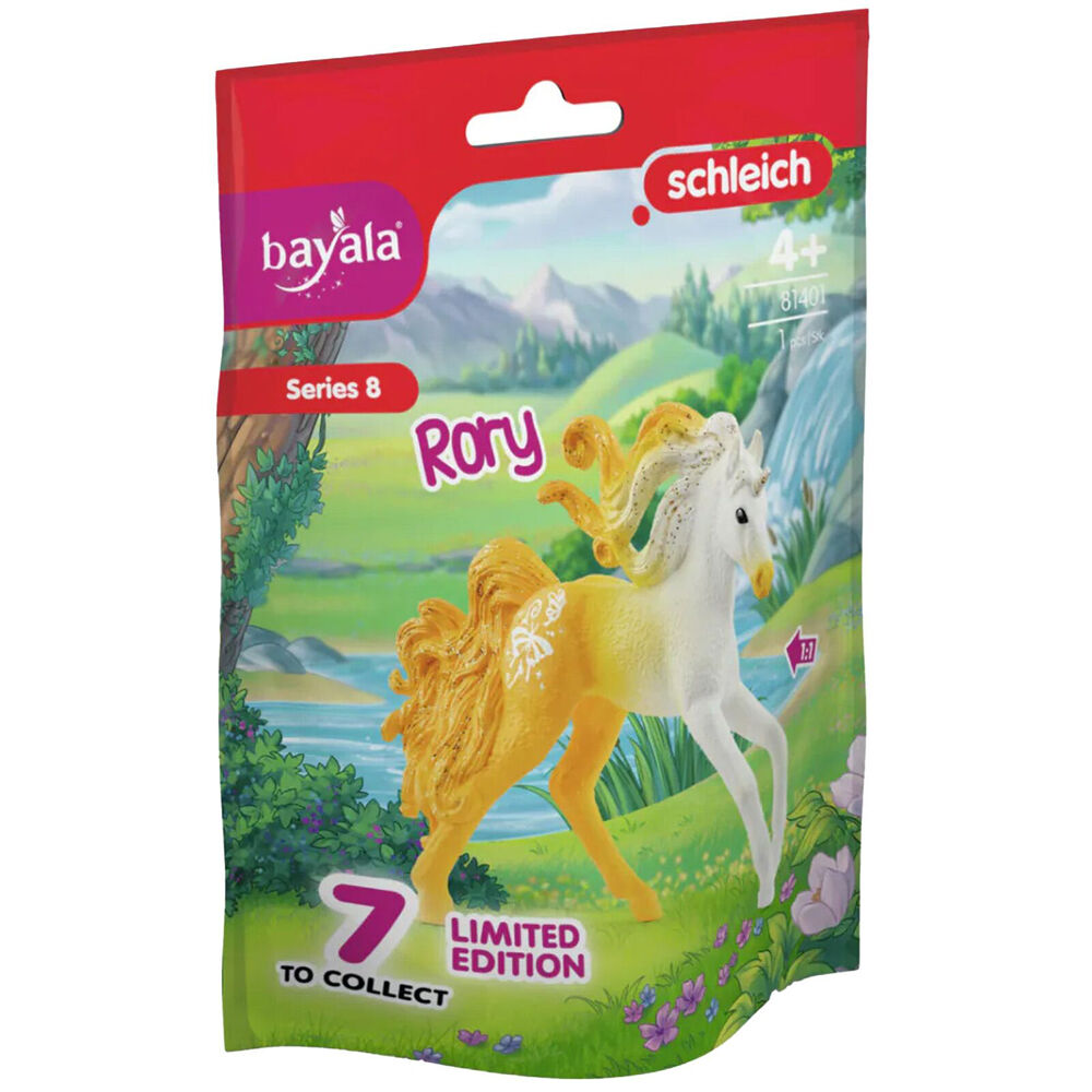 Schleich Collectible Unicorn Rory Series 8 Vinyl Figure Toy Orange/White 3y+