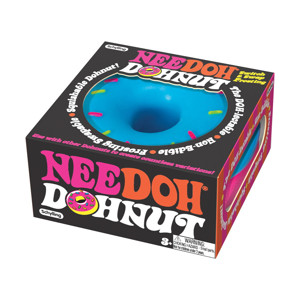 Schylling Nee Doh Dohnut Kids Squeeze Toy 8cm Assorted 3y+