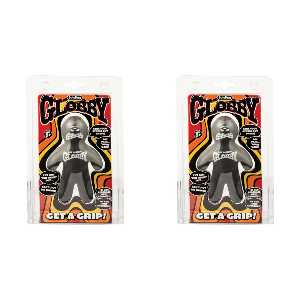 2PK Schylling Globby Original Grip Trainer Stress Reliever Toy 5y+