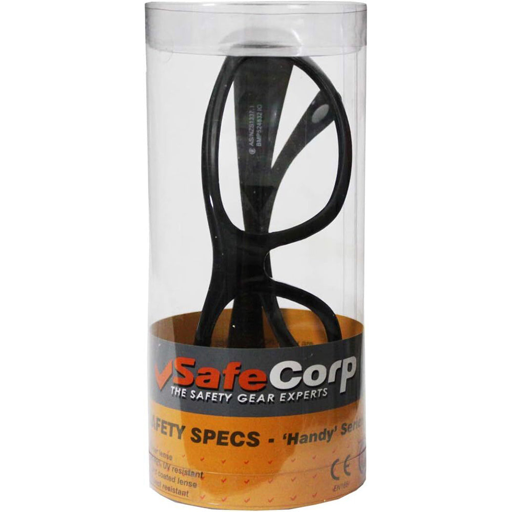 4PK Safecorp PPE Safety Specs/Glasses 'Handy' Series Clear