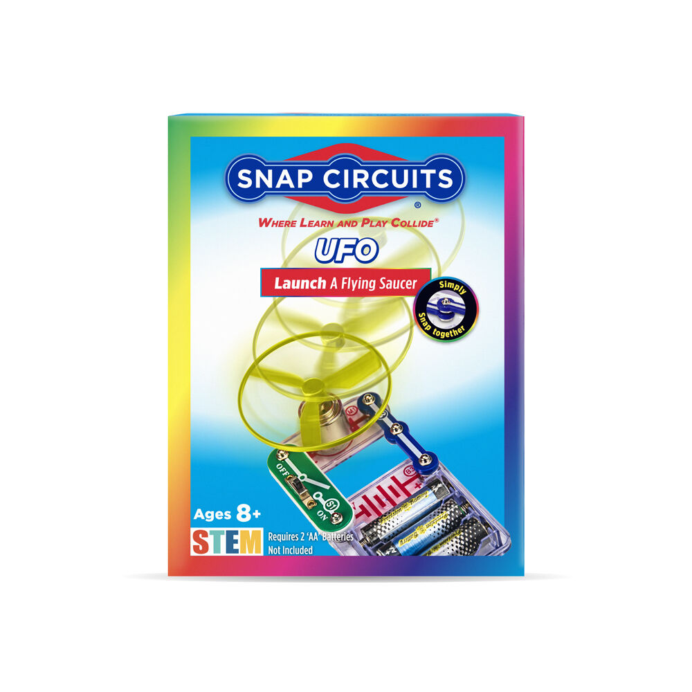 Snap Circuits UFO Flying Saucer Launcher STEM Outdoor Build Kids Toy 8y+