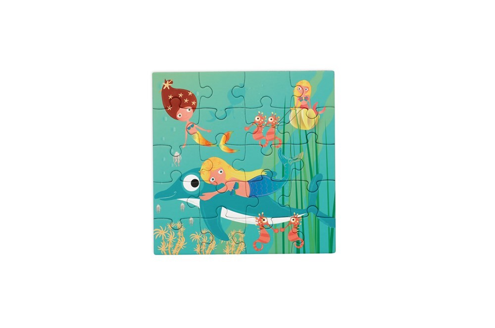 Scratch Europe Magnetic Puzzle Book To Go Mermaids Kids Toy 3y+