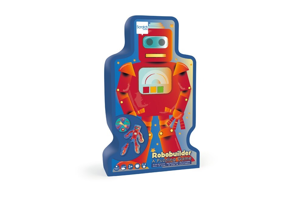 Scratch Europe Game Robobuilder Puzzling Game Kids Toy 3y+