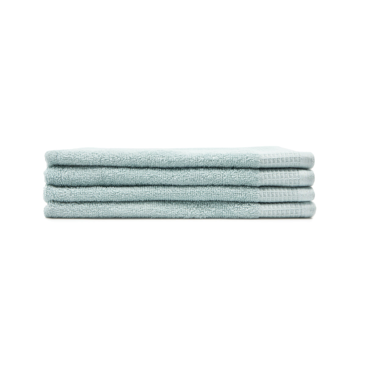 4pc Sheraton Luxury Maison Greenwich Hand Towels 40cm x 60cm Cotton Cloud Blue