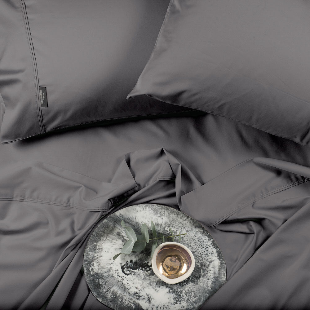 Sheraton Luxury Bamboo Cotton Single Bed Fitted Sheet Set Iron