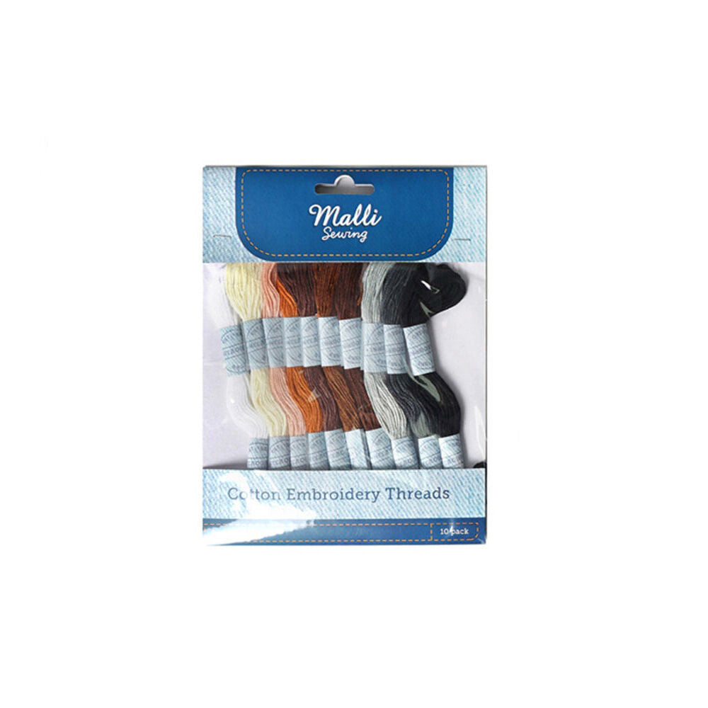 12PK Malli Sewing Cotton Soft Floss Embroidery Thread/String