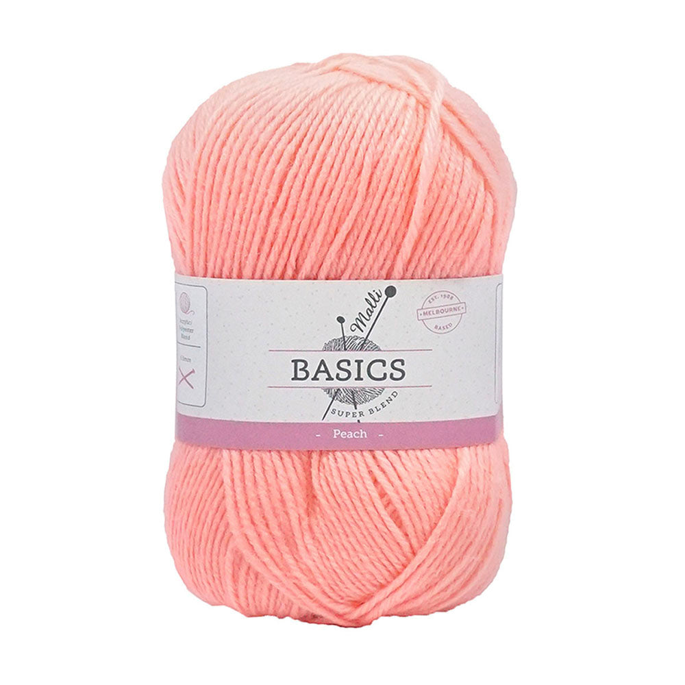 10x Malli Blend Basic 100g Acrylic/Poly Yarn Knitting/Crochet Craft Peach