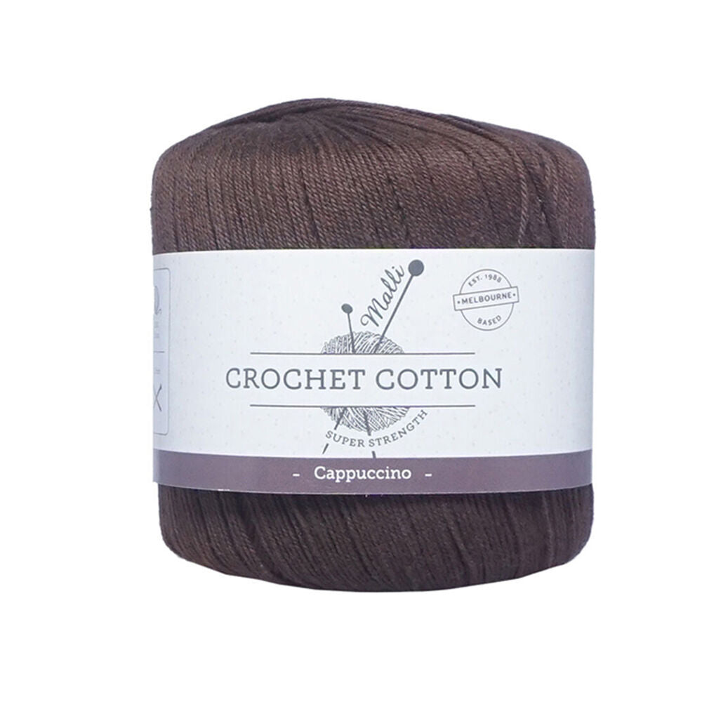 10PK Malli Super Strength 100% Cotton Crochet Knitting Yarn 3ply 50g Cappuccino