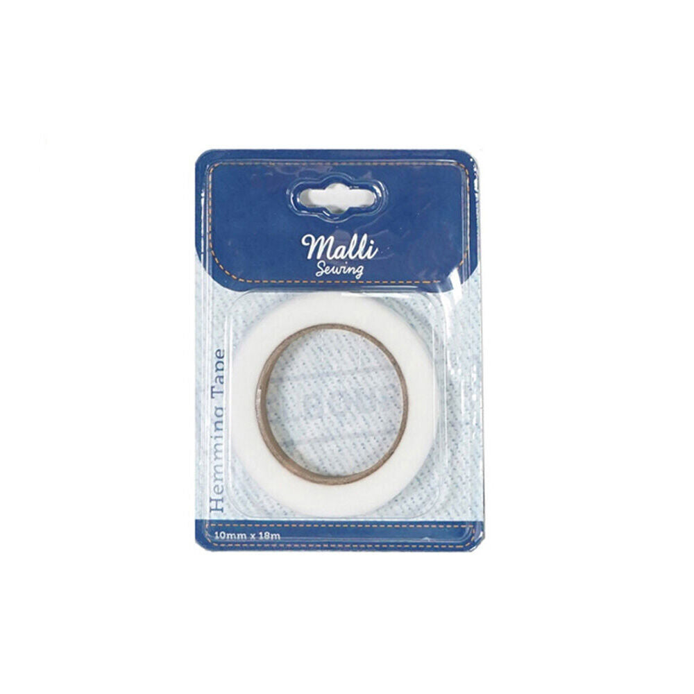 12PK Malli Hemming DIY Fastening Tape 10mm x 18M - Assorted