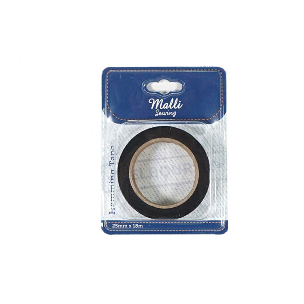 6PK Malli Hemming DIY Fastening Tape 25mm x 18M - Assorted