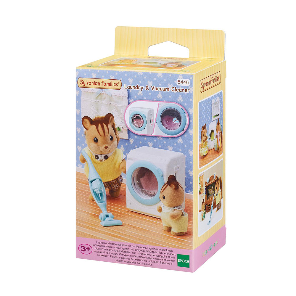 5pc Sylvanian Families Laundry & Vacuum Cleaner Kids Miniature Toy 3+