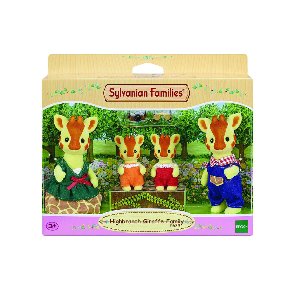 4pc Sylvanian Families Giraffe Family Kids Miniature Toy 3y+