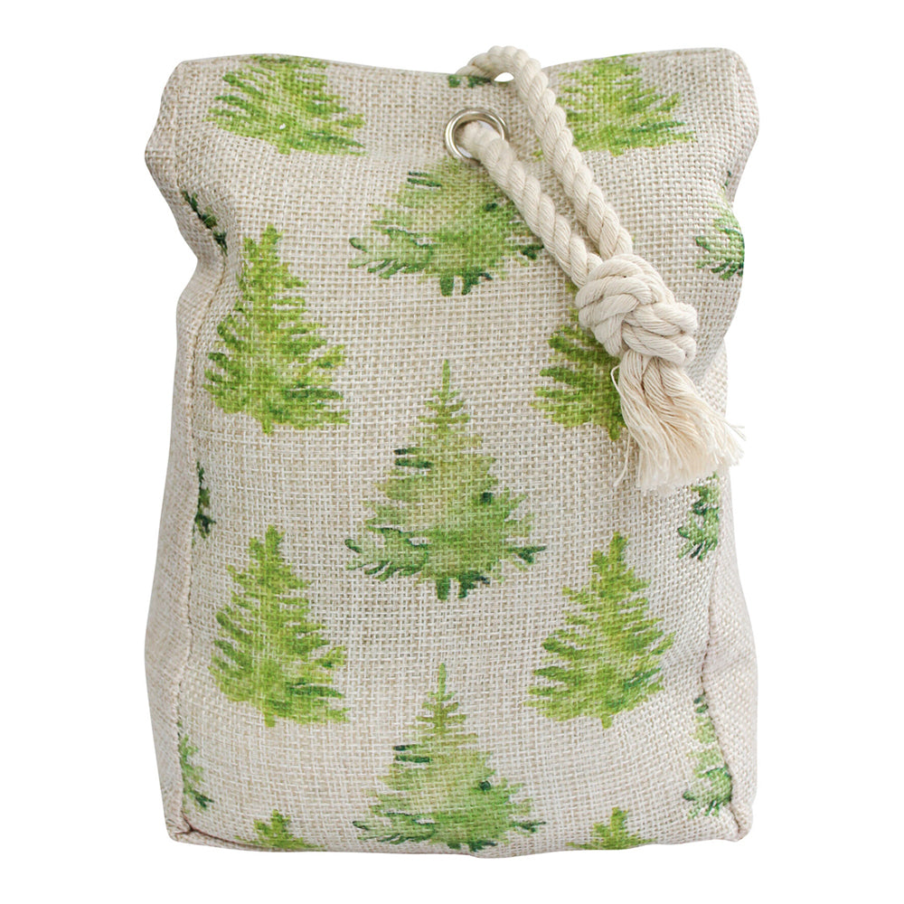 2PK LVD Pine Tree 19cm Rectangle Doorstop Weighted Stopper Home Decor