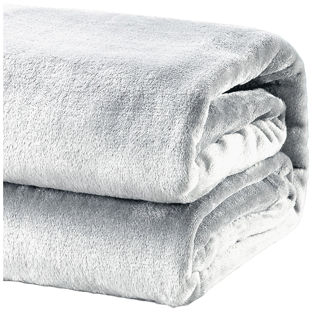 Renee Taylor 220 x 240cm Heavy Weight Acrylic Mink Blanket Dove