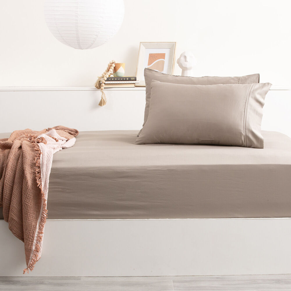 Park Avenue 500 Thread Count Super King Bamboo Cotton Combo Set Pewter