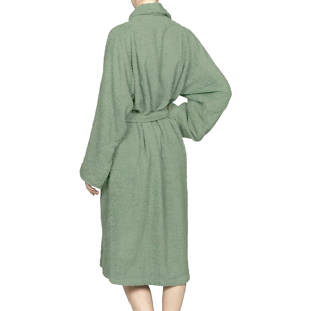 Renee Taylor Chalet Quick Dry Terry Cotton Bath Robes Eucalyptus