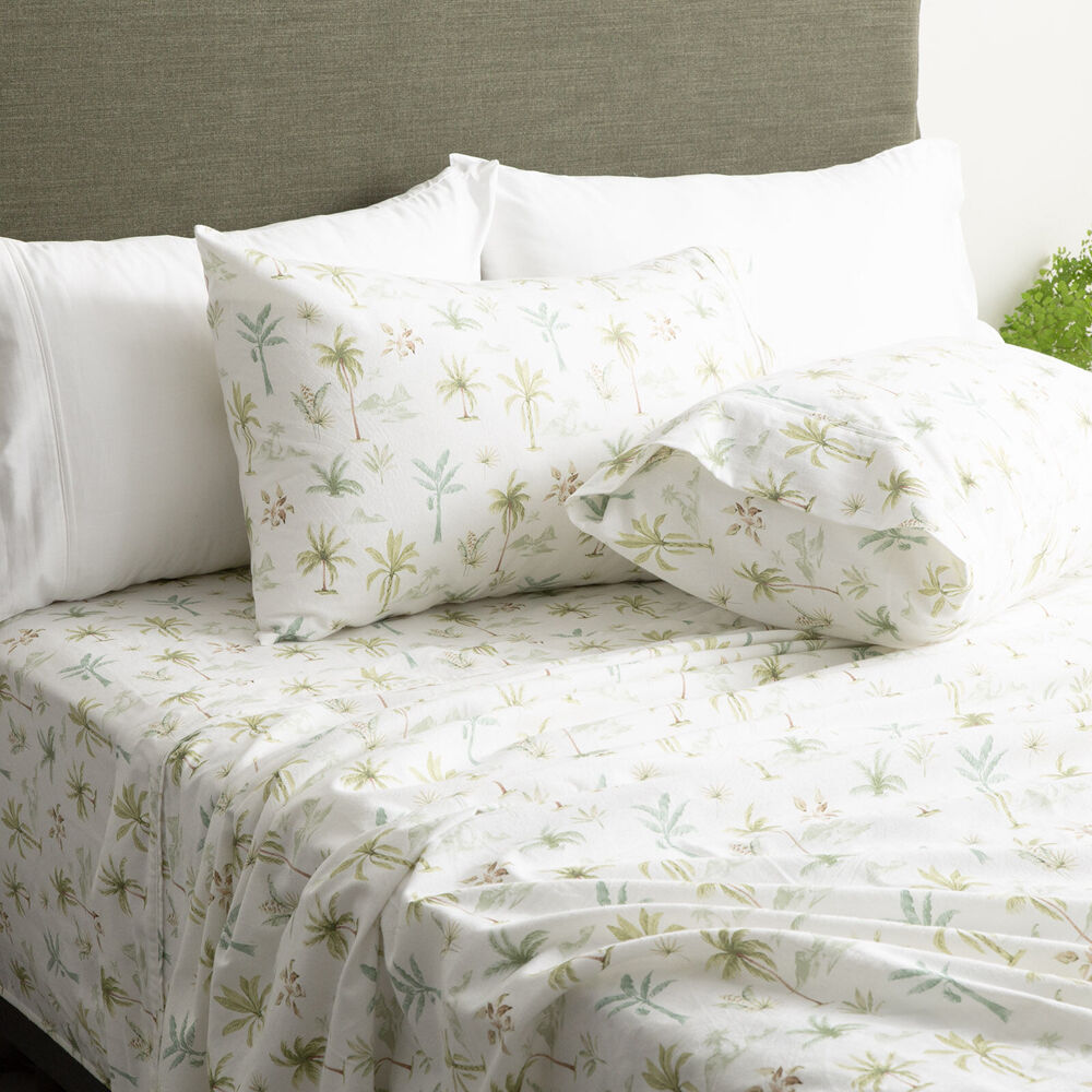 Park Avenue Cotton Flannelette Sets Capri Palm