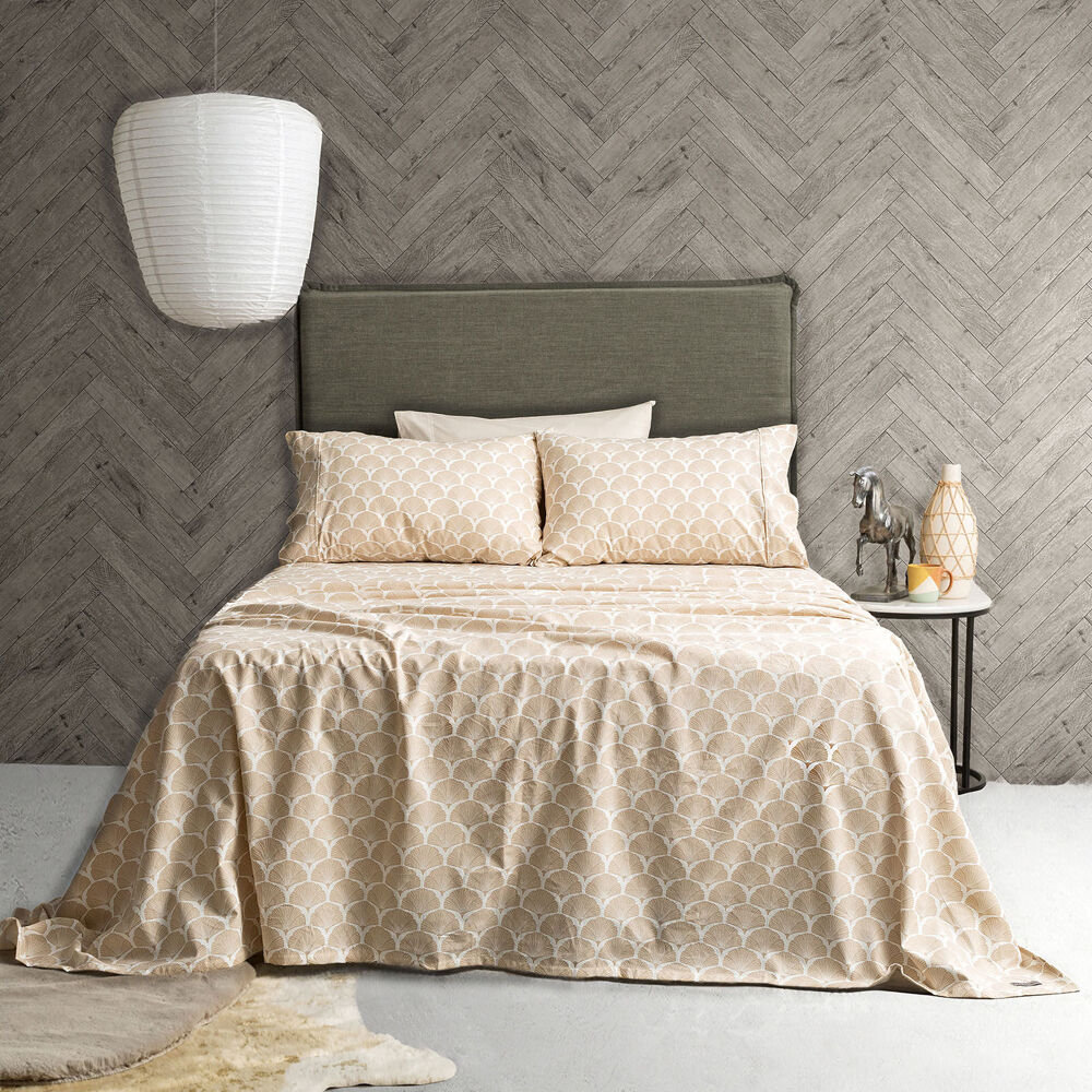 Park Avenue Cotton Flannelette Bed Sheet Sets Ginko