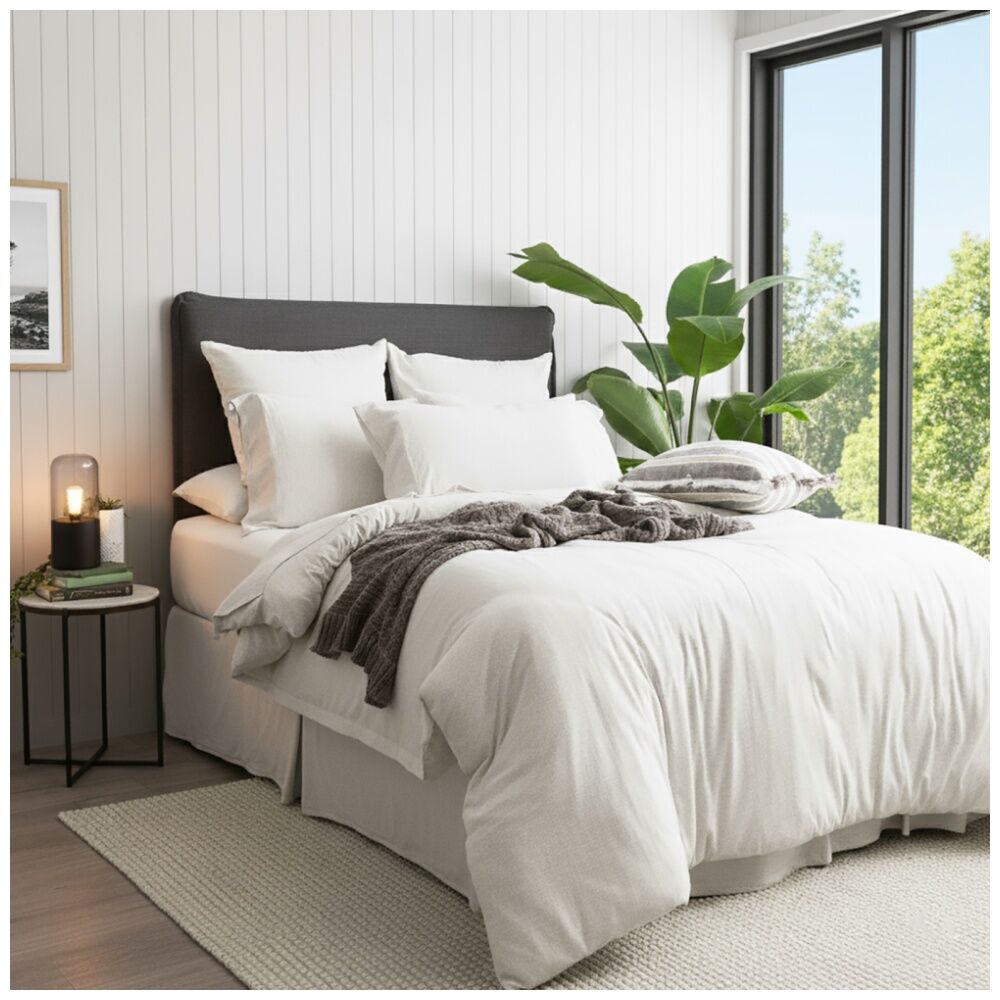 4PK Renee Taylor Comfort T’s Organic Cotton Jersey European Pillowcase Ecru