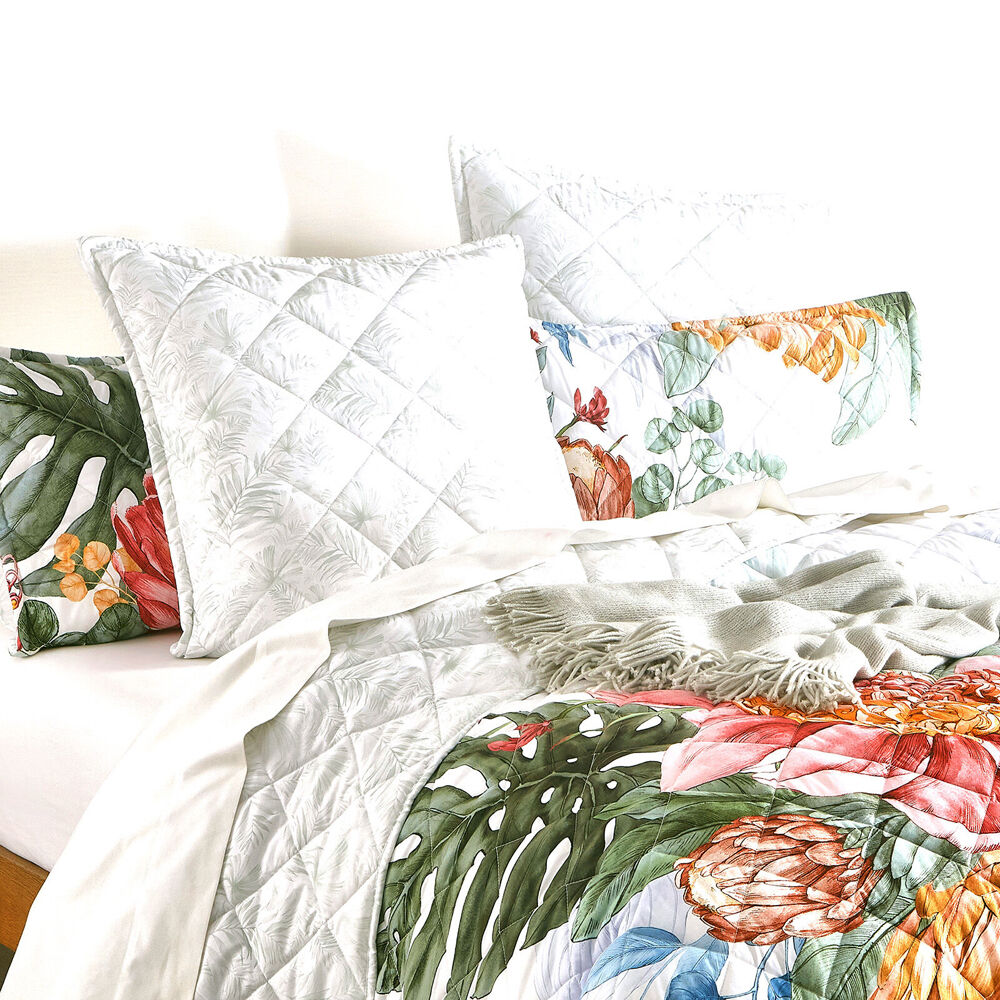 Renee Taylor Florence Quilted Reversible Coverlet Set Multi