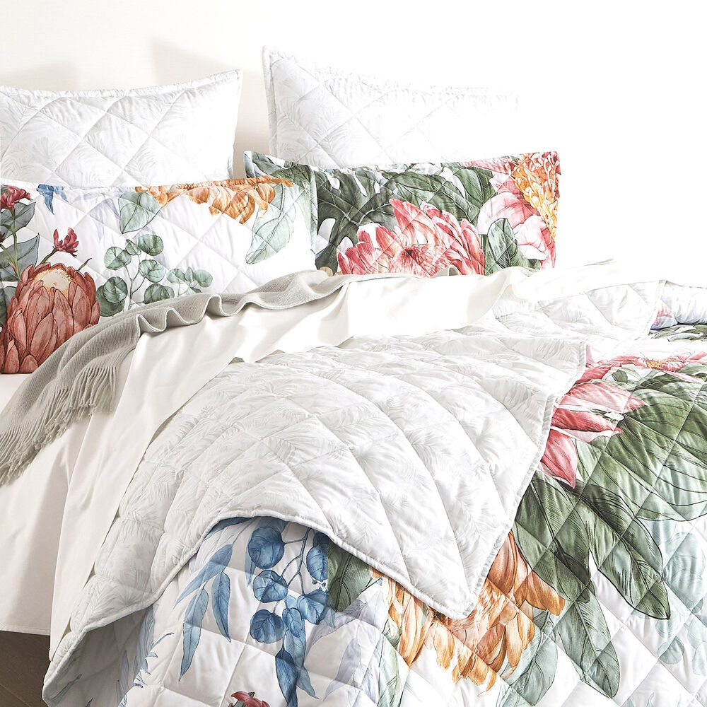 Renee Taylor Florence Quilted Reversible Coverlet Set Multi